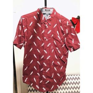 Burgundy shirt
